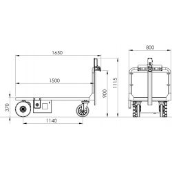 CT1-158 Elektrisches Bett